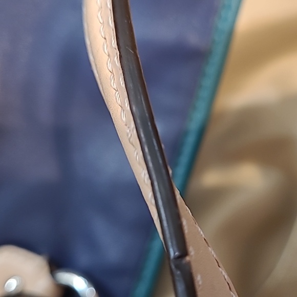 Coach Womens Daisy Spectator Navy Blue Double Handle Medium Tote Bag - Picture 9 of 11